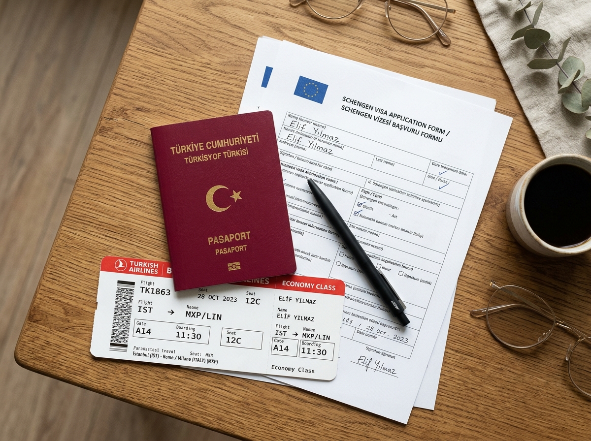 Pasaport ve vize belgeleri